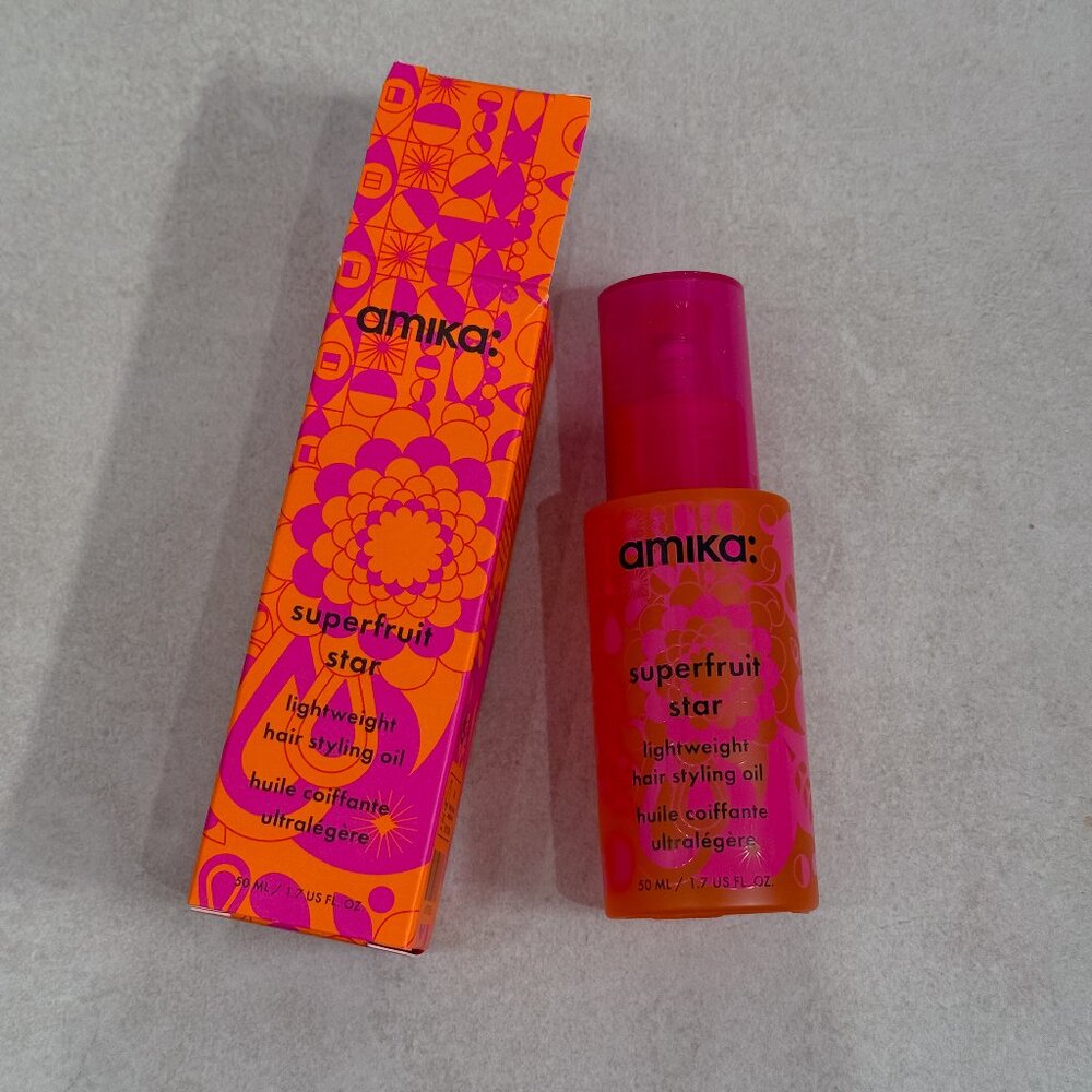 Amika Superfruit Star Lightweight Hair Styling Oil Shine
